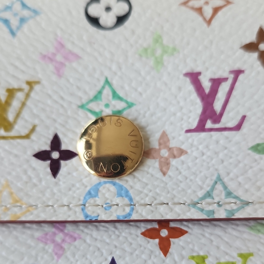 ***SOLD*** Louis Vuitton x Takashi Murakami Multicolor Monogram Alexandra Wallet - Picture 2 of 16